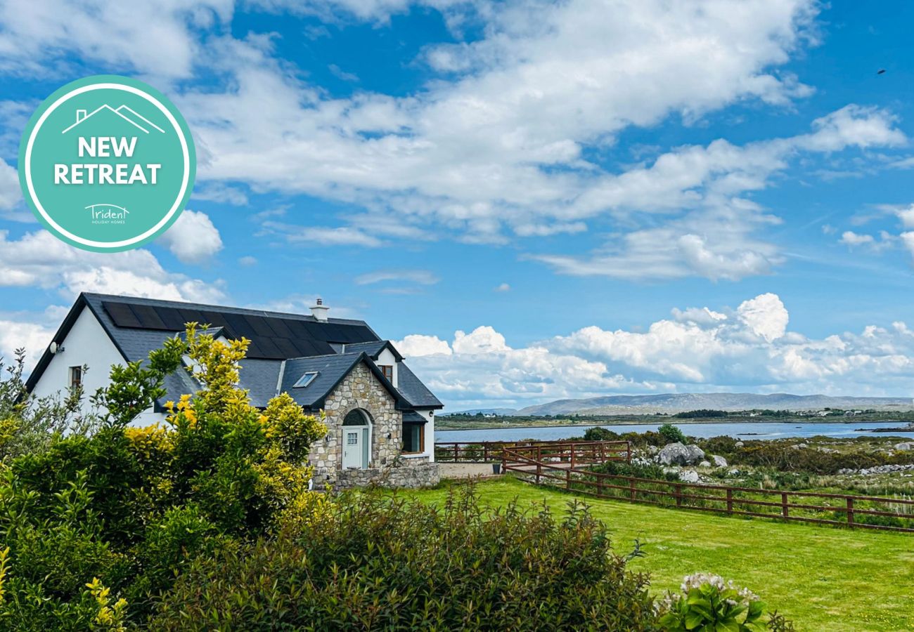 Exterior view of Hawthorn House Connemara, Rosmuck, Co. Galway | Spacious Luxury Self-Catering Holiday Accommodation Available in Rosmuck, Connemara, 