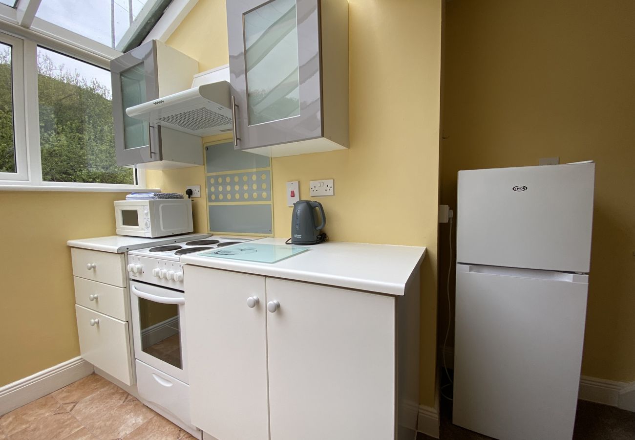 Clifden Glen Holiday Village No 11. Clifden Co Galway.  Compact Kitchen with all appliances. 