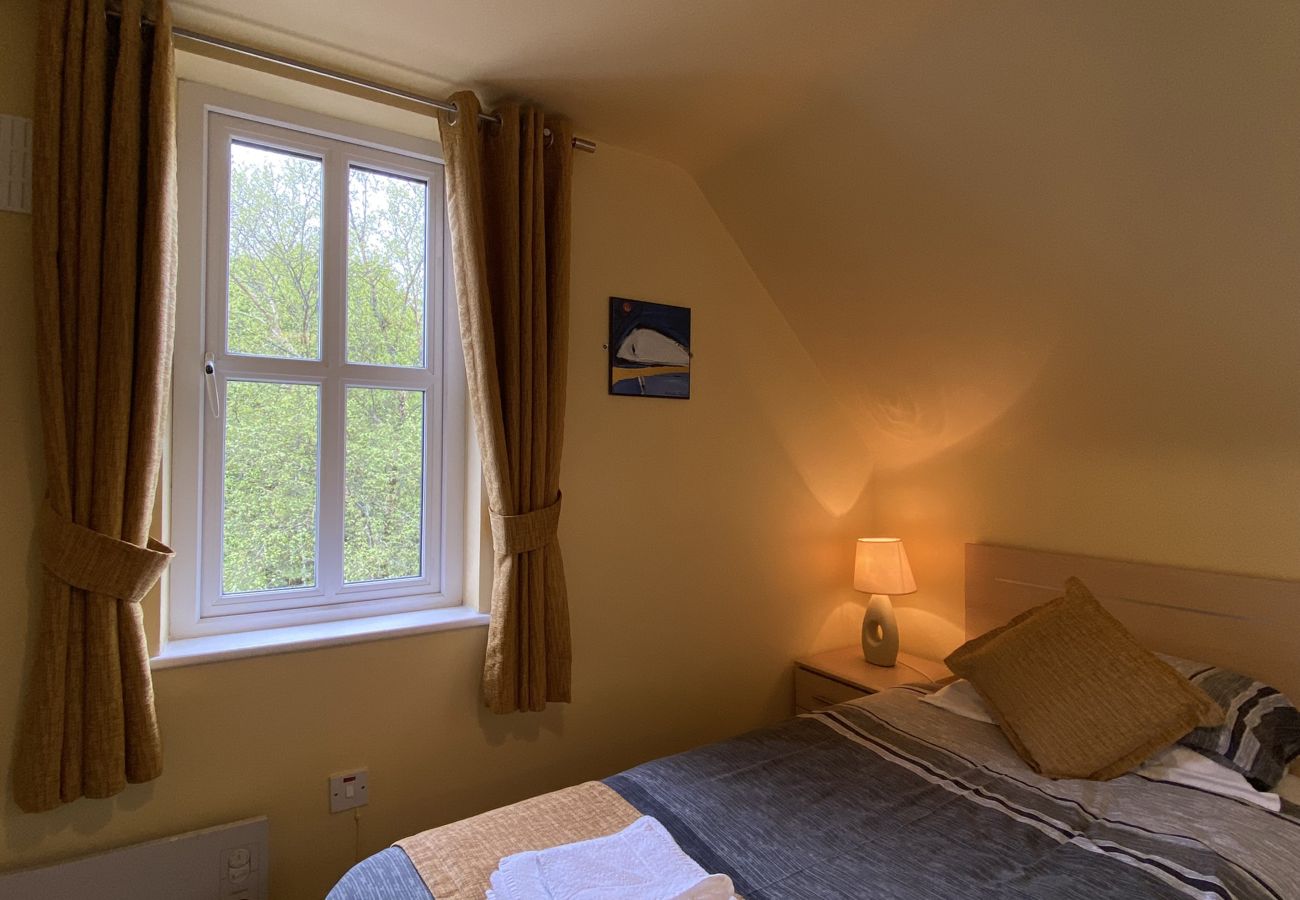 Clifden Glen Holiday Village No 11. Clifden Co Galway. Double bed with view. 